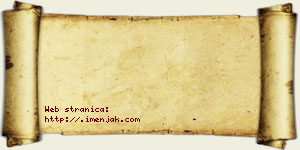 Jana Stamenić vizit kartica